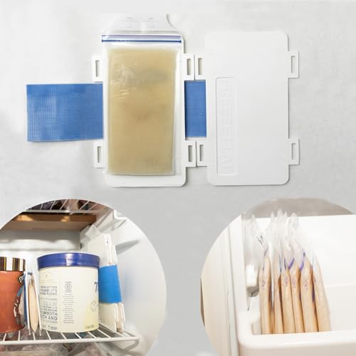 Image of Freeze Flat Breast Milk Storage Bag Freezer Device - Freeze Breastmilk Bags Flat - Organize Breast Milk Storage Bags - Space Saving Freezer System - Breast Pump Accessories - A Priver Original