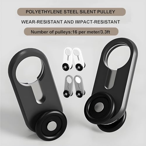 Rieles de techo de aluminio premium y doble capa para estancias exclusivas 5