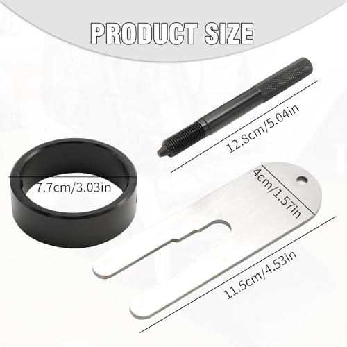 Image of Saihisday Universal Motorcycle Fork Service Tool Kit, Fork Maintenance Tool Set Fork Oil Level Tool, Fork Spring Compressor and Damper Rod Bleed Tool