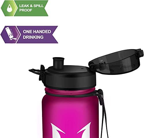 Super Sparrow Sports Water Bottle - 350ml - Non-Toxic BPA Free & Eco-Friendly Tritan Co-Polyester Plastic - For Running, Gym, Yoga, Outdoors and Camping - Image 3