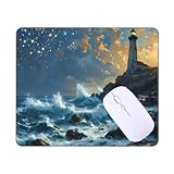 【IMPERMÉABLE À L'EAU ET À LA SALETÉ FACILE À NETTOYER】: la surface facile à laver peut effacer toute saleté ou débris. Plus besoin de s'inquiéter des déversements accidentels de boissons et des restes de nourriture. Le joli tapis de souris a un bon effet de couleur de verrouillage et le nettoyage répété ne se décolore pas. Idéal pour les joueurs, les minimalistes ou toute personne utilisant une petite souris