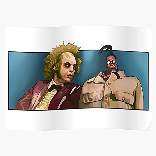 9Smartdesign Beetlejuice Shrunken Head Tiny Pinhead Goth Room Halloween Waiting The Most Impressive and Stylish Indoor Decoration Poster Available Trending Now