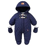 Cadeau d'hiver: Baby Snowsuit Romper, Bébé filles garçons body barboteuse chaud, l'un des meilleurs cadeaux pour accompagner votre bébé en hiver