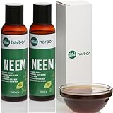 Aceite NEEM | Puro, orgánico, 100% virgen | Piel, cabello, uñas, pelo | Aceite de Neem para plantas | Pack 2 x 100 ml