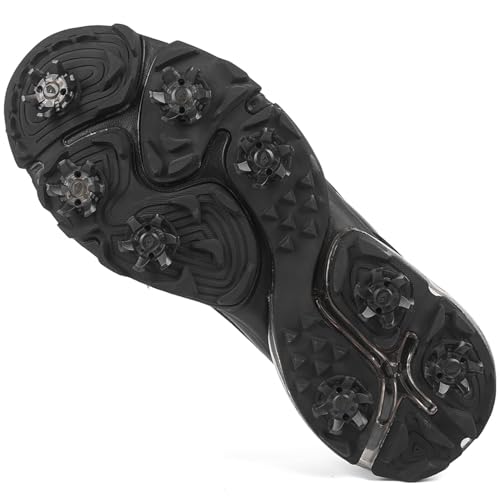 Image of Spikes Golf Shoes Men Training Golf Sneakers Comfortable Walking Footwears for Golfers