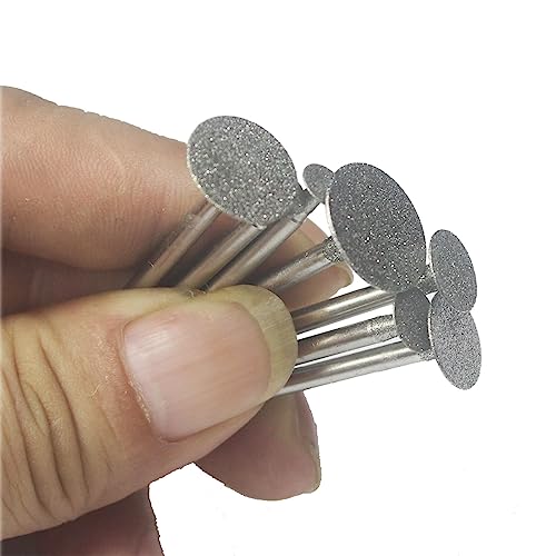 Set 7 Pzas Fresas de Diamante Forma T 1/8" miniatura 3