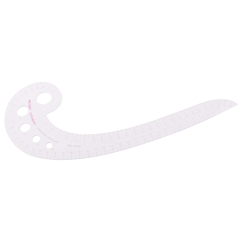 Sewing Ruler Comma Shaped French Tailor Drawing Craft Tool