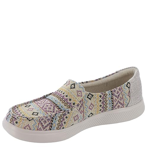 Skechers Bobs Skipper - Point Proven. Geometric Print Casual moc. Natural Multi