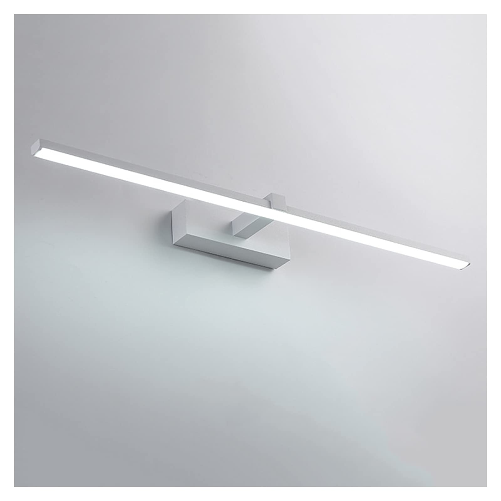 CUNTO Lámparas De Espejo De Baño Luces Delanteras De Espejo Led, Baño De Hotel Moderno Post Simple Lámpara Mural De Ahorro De Energía Blanca Antiniebla Y A Prueba De Humedad Luz De Pared/Luz De Tres