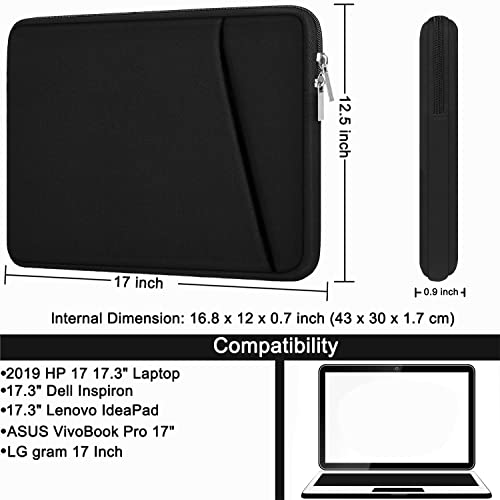 Image of Laptop Case 17 Inch, Durable Briefcase Cover Shockproof Protective Sleeve | Laptop Case, Handbags Briefcase Laptop Bag Compatible with 14 inch MacBook Air /Pro HP Asus Lenovo Notebook Computer