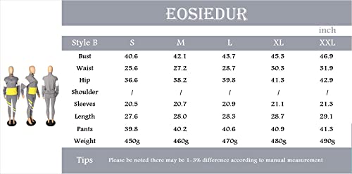 Eosiedur Women's Two Piece Outfits Zip Top Jacket And Elastic Waistband Pant Women Sweatsuit Tracksuit Sets, Gray L #TOP5