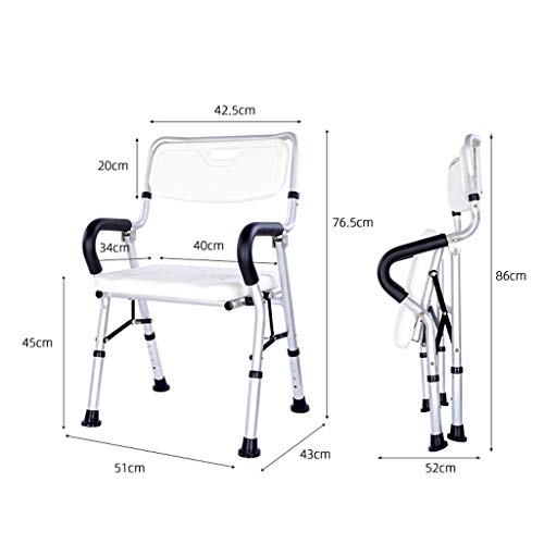 Chaise élévatrice de douche pliable CHEWYNP pour éviter les chutes en bain