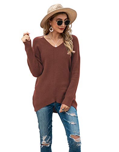 Image of Iandroiy Women's Batwing Sleeve Off Shoulder Loose Oversized Baggy Tops Sweater Pullover Casual Blouse T-Shirt