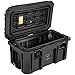 SR-50 Crossover Overland Cargo Case, Equipment Hard Case, Roto Molded, Stackable with Pad-Lock Hasp, Strap Mountable, TSA Standard, IPX4 Rated, 50 Liters (Black)