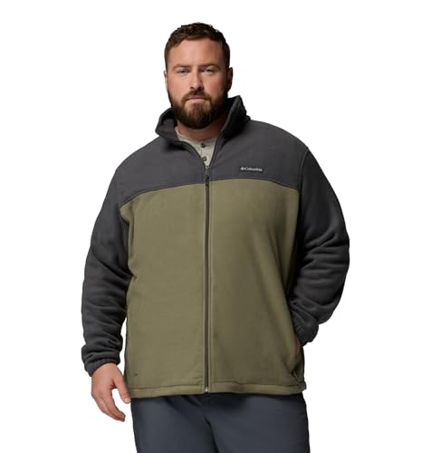 Columbia Steens Mountain Full Zip 2.0, Giacca In Pile Uomo, Shark/Stone Green, L - 5