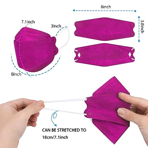 Image of Borje KN95 Face Masks 50 Pack,Breathable Comfortable and Disposable KN95 Mask,Masks for Adults