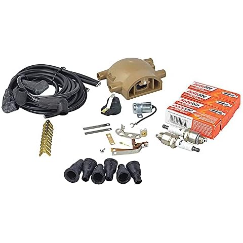 New Complete Tractor 1100-5109 Tune Up Kit Compatible with/Replacement for Ford/New Holland 2N, 8N, 9N 4 Cylinder W/Front Mount 309786 Cover