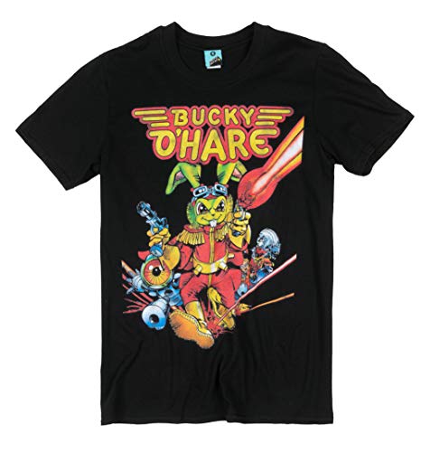 T-shirt Bucky O'Hare TruffleShuffle vêtement vintage noir pop culture