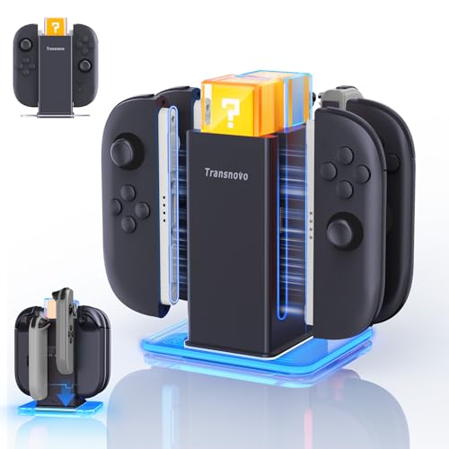 Amazon.co.jp: 【2026新登場】TRANSNOVO Switch 2&1 ジョイコン用 充電