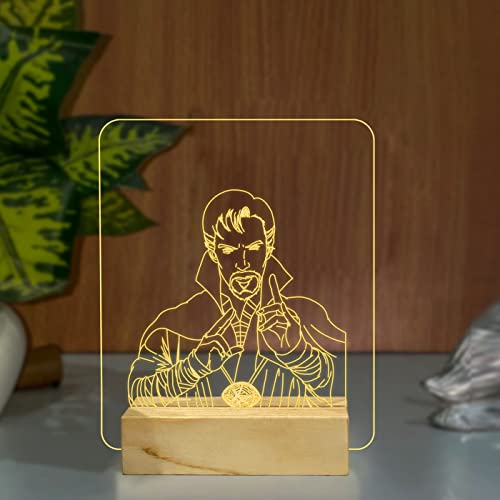 Image of Doctor strange654 3D Led Night lamp for Bedroom Decor Light Warm White Light