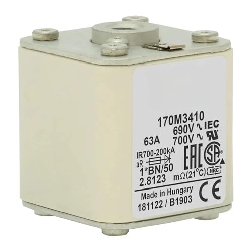Fusible 170M3418 haute performance pour la sécurité des armoires électriques 170M3415