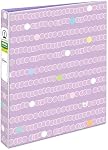 Avery Vue durable de la mode 3 Binder de sonnerie, 1" Anneaux ronds, 175-Sheet Capacité, 1.4 Inch Large Spine, Couverture transparente personnalisable et la colonne vertébrale, Purrrfectly Purple Design (26738)