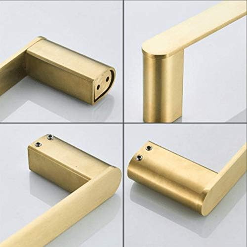 Miniatura 5 de FROZEB Toallero de latón con un solo riel para toallero estante de baño colgador de toallas montado en la pared accesorios de baño toallero