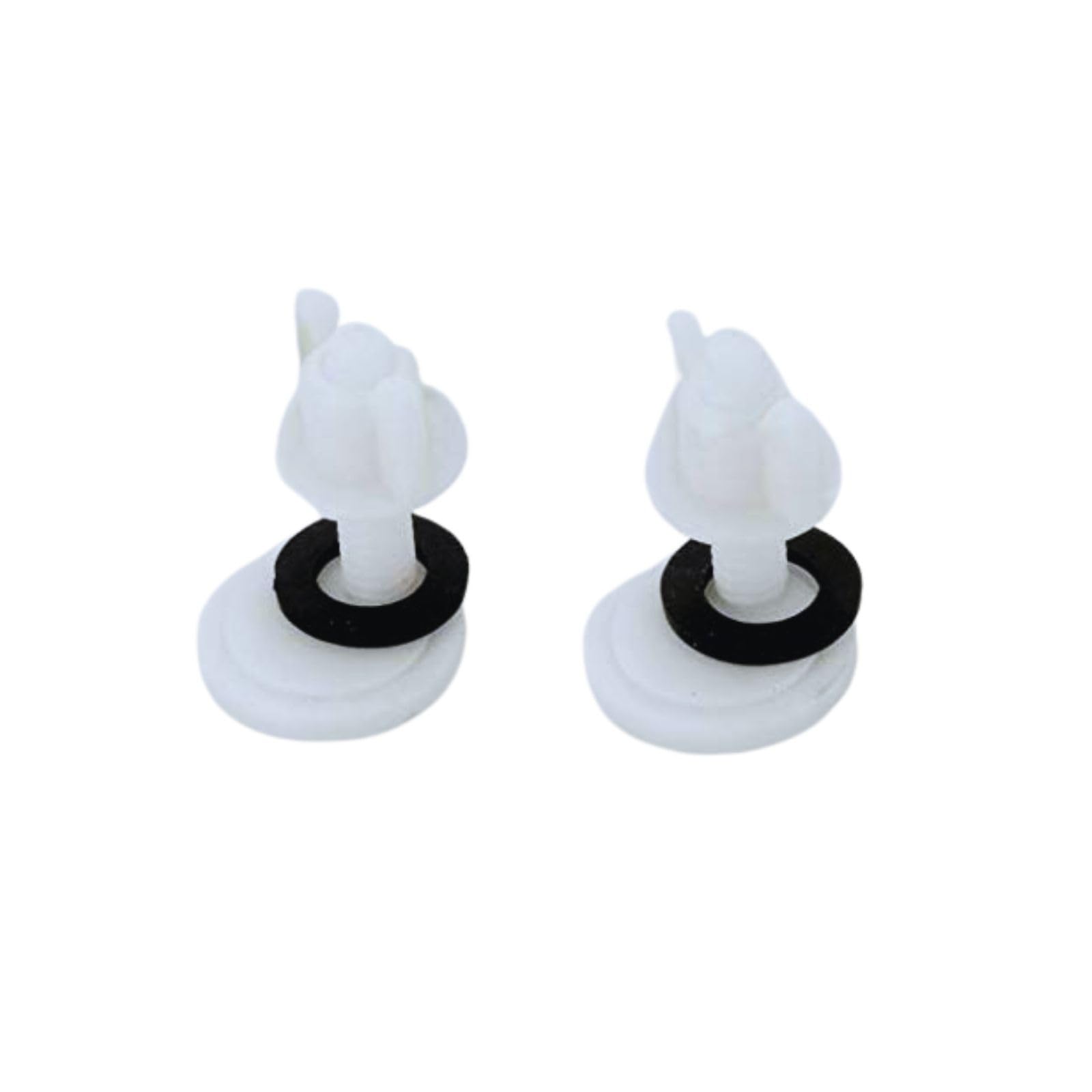 NEW WARE Plastic Toilet Seat Cover Hinges CERA Type Round Short Clamp in White - Replacement Hinges for Toilet Seats (1 Pair) (B08L3Q1P8Q) Amazon Price History, Amazon Price Tracker