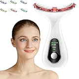 GESICHTSMASSAGEGERÄT FACE GESICHT FALTEN GERÄT: ANTI GEGEN FALTEN BEAUTY DEVICE 5℃ KALTE UND 45℃ WÄRME,EMS MASSAGE GERÄT GESICHT 3 MODI 7 FARBEN LED - LIFTING STRAFFUNG GESICHTSMASSAGE
