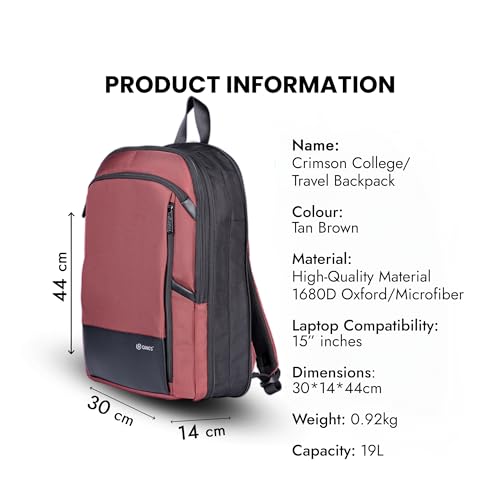 Image of Gang's Laptop Bag | 19L | Backpack Bag, Backpack Bags for Women, Laptop Bag 15.6 inch, Backpack, Backpack for Men, Laptop Bags for Women Office Use, Laptop Bags