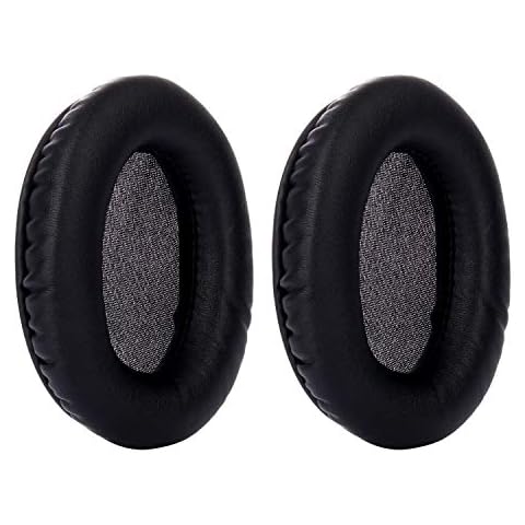 Yizhet Earpads Replacement compatible with Kingston HyperX Cloud II Gaming & HyperX Cloud 2 Headphone Ear Pads Protein Leather & Memory Foam Headset Ear Cushion Cover Pads (1 Pair, Black) Cover