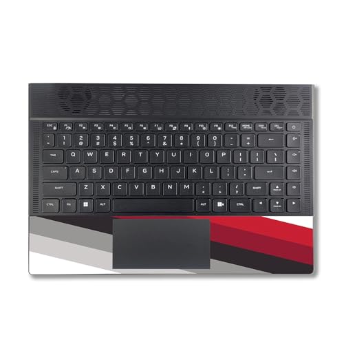 Image of MightySkins Skin Compatible with Alienware X14 R2 (2023) Full Wrap Kit - Slant Stripes | Protective, Durable, and Unique Vinyl Decal wrap Cover | Easy to Apply & Change Styles | Made in The USA
