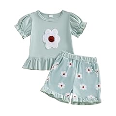 Daisy Printed- Blue Green