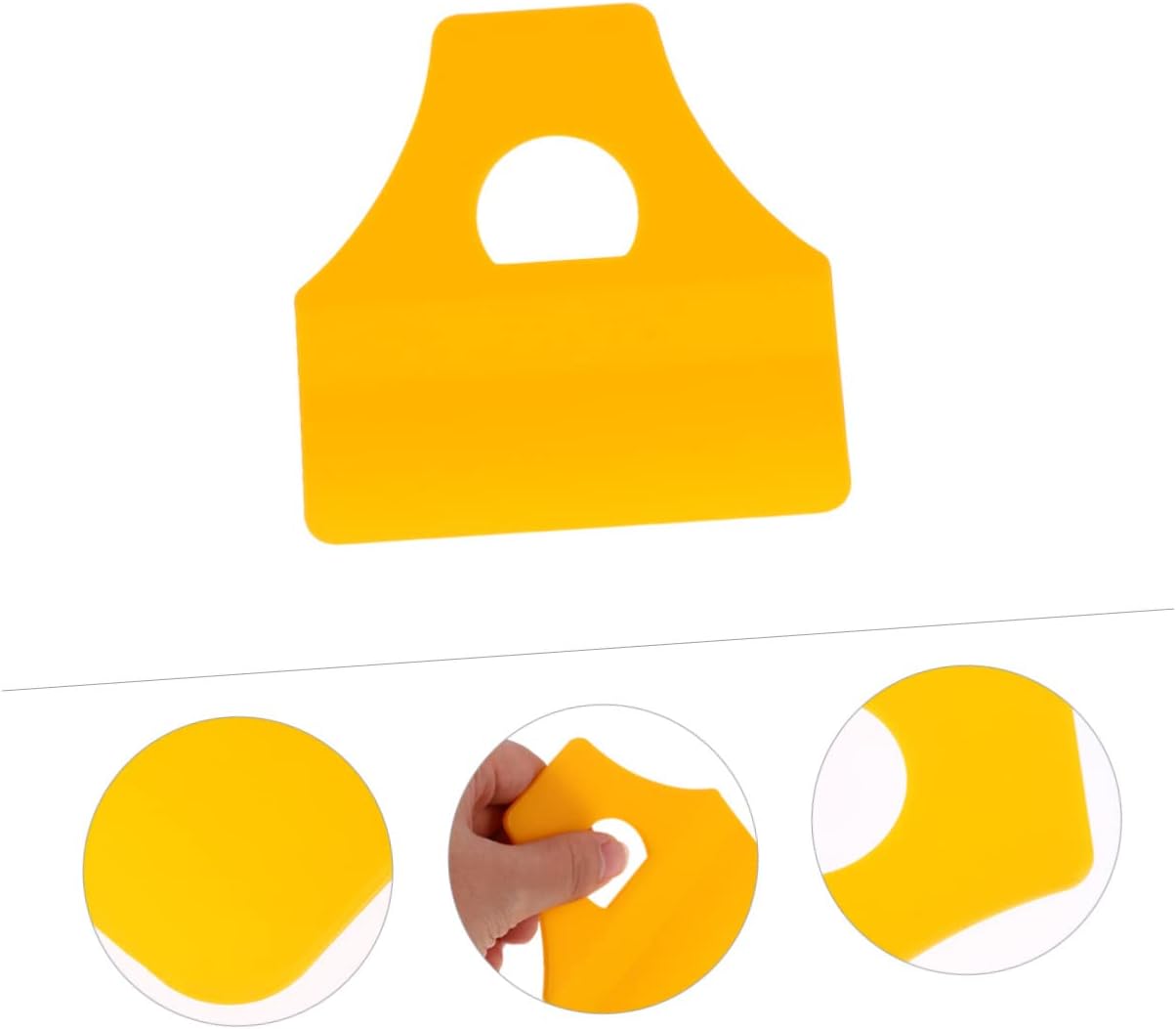 5pcs Soft Squeegee Car Film Applicator Tool Flexible Plastic Scraper for Decals Wall Stickers and Vinyl Wraps Non-damaging Durable Easy to Use