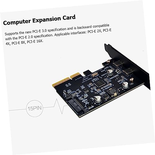 Carte d'extension USB 3.1 Type-C OSALADI haute performance avec refroidissement