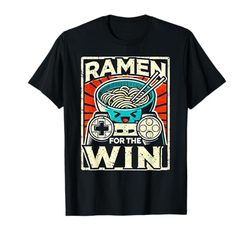 Ramen Bowl for the Win Funny Ramen Noodles T-Shirt
