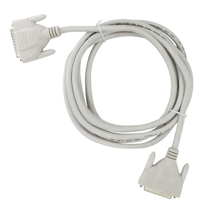 DB25P Male to Female Computer Straight Extension Cable Assembly 1 Meter