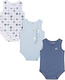 Calvin Klein - Juego de candelabros para bebé, Azul Ventana/arena plateada, 9 meses
