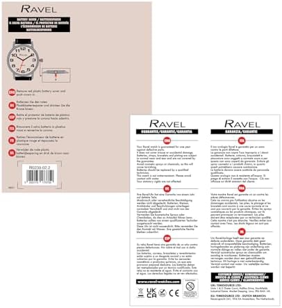 Ravel Women's Classic Square Watch with Clear Numbers - Image 2