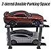 2-Pack 1:64 Scale Diecast Car Lift Display Stand, 1/64 3D Printed Plastic Parking Rack, Realistic 2-Level Car Garage Display for Collectors Photographers and Diorama Enthusiasts