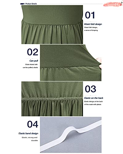 Image of AUSELILY Women's Classic Long Sleeve Dress Loose Plain Long Casual Maxi Dresses with Pockets 2026