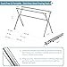 JAUREE 63 Inches Clothes Drying Rack, Drying Rack Clothing Folding Indoor Outdoor, Heavy Duty Stainless Steel Laundry Rack, Foldable Portable Large Clothes Rack Garment Rack with 20 Windproof Hooks