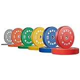 AMGYM Color Olympic Bumper Plate, Weights Plates, Bumper Weight Plate, Steel Insert, Strength Traini
