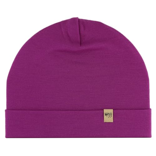 Image of 100% Merino Wool Ridge Cuff Beanie - Unisex Warm Winter Hat