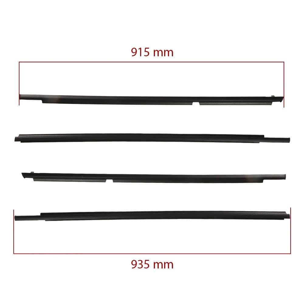 Striscia Tenuta Portiera Per Toyota Per 4Runner 2003-2009 Guarnizione Finestrino Modanatura Finestrino Auto 68161-35060 68162-35060 68163-35060 68164-35060 Guarnizioni