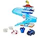 Paw Patrol, Adventure Bay Bath Playset with Light-up Chase Vehicle, Bath Toy for Kids Aged 3 and up