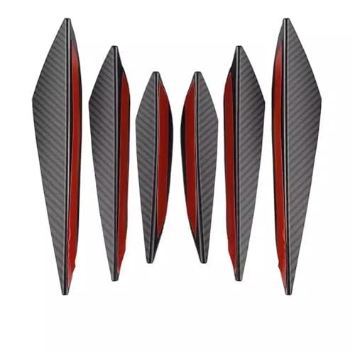 Garniture de lèvre de pare-choc avant effet carbone pour look premium