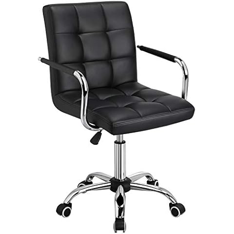 Yaheetech PU Leather Adjustable Office Chair Cover