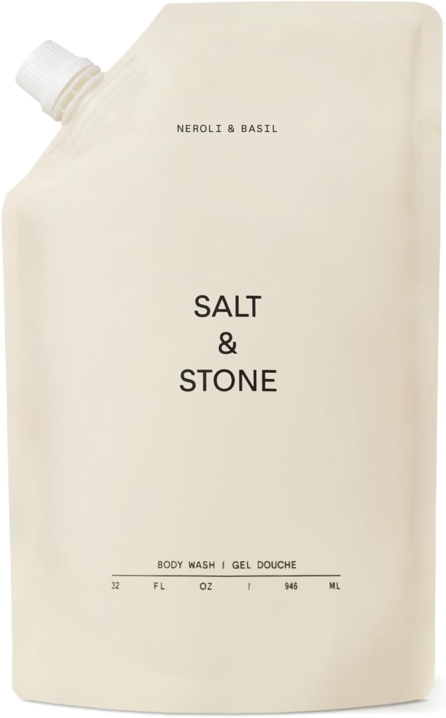 Salt & Stone Body Wash with Antioxidants for Deep Moisture | For Women & Men, Sulfate, Paraben, & Dye Free, Leaving Skin Soft and Hydrated