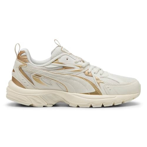 Puma Femme Milenio Tech WMNS Dayinight, Vapor Gray Puma Gold Blanc Chaud, 36.5 EU